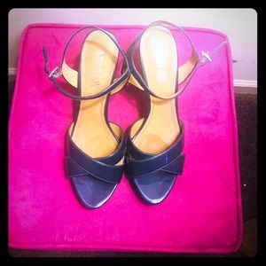 Womens Blue High Heels